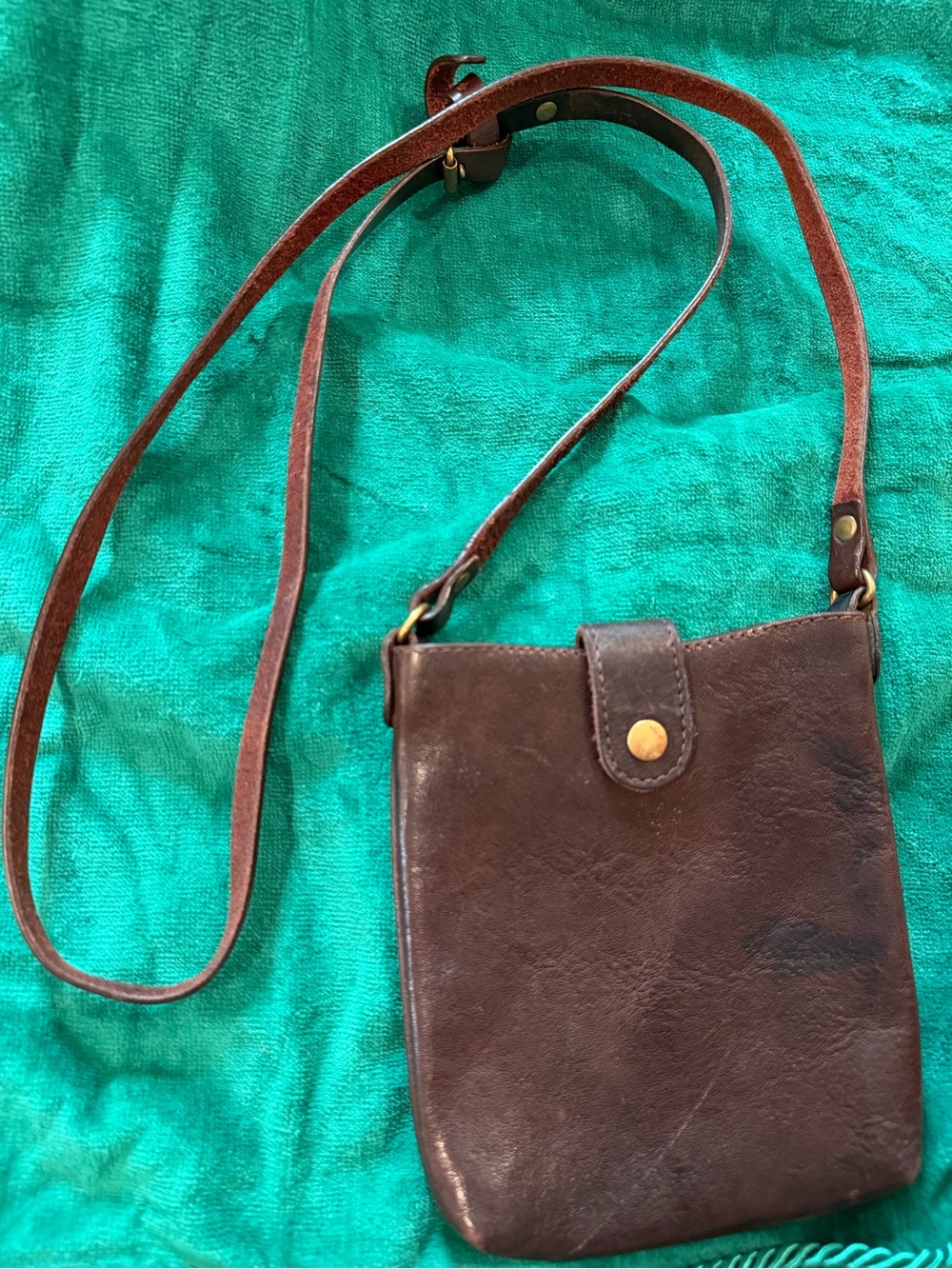 GAP Brown Leather Crossbody Bag